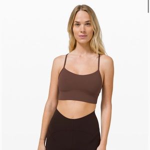 Lululemon Flow Y Longline Bra size 4